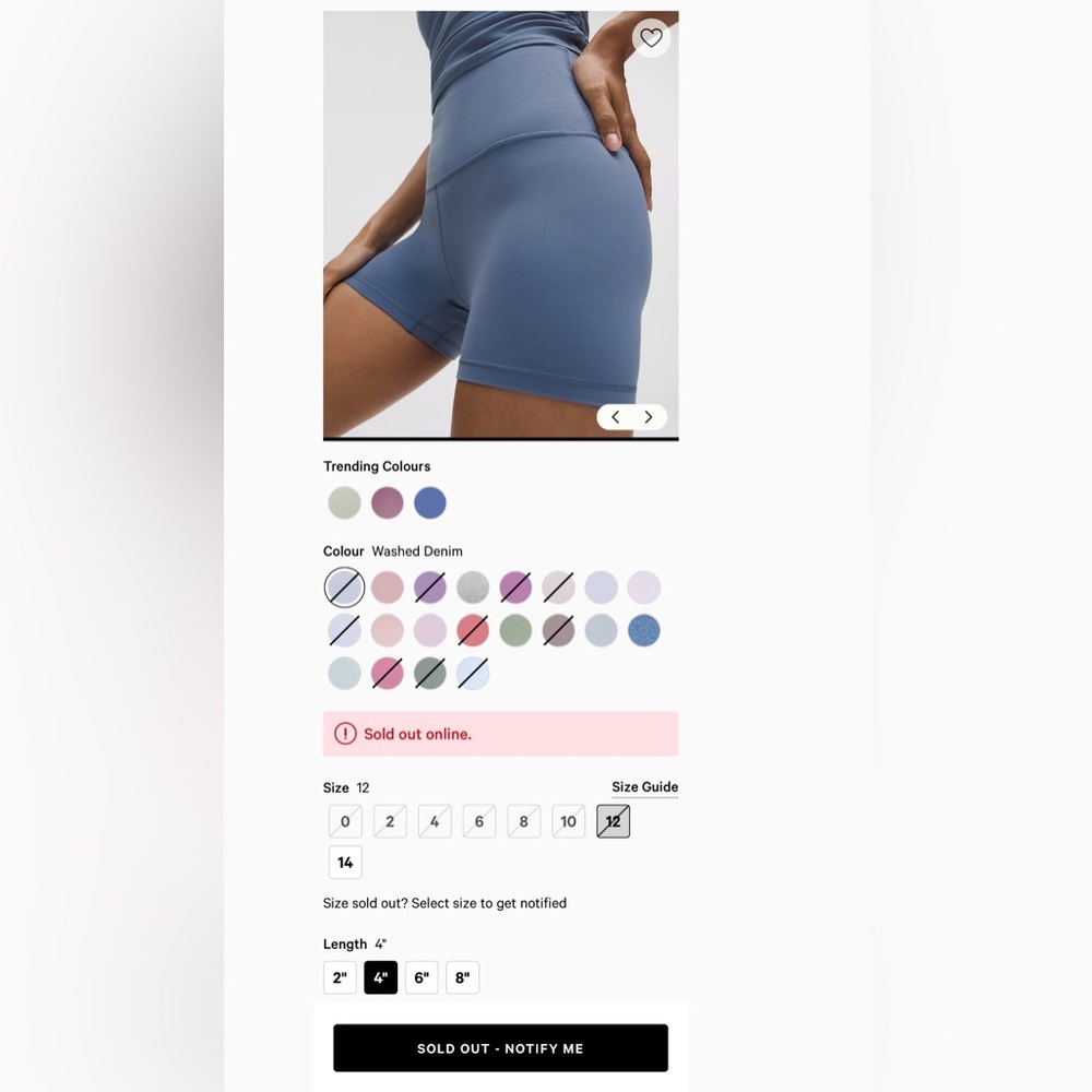 🆕 Lululemon Align™ High-Rise Short 4" - Picture 14 of 14